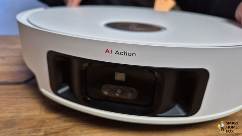 Das AU Action Navigationssystem des Dreame L50 Pro Ultra ist in der Nahaufnahme zu sehen.
